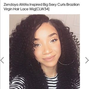 Zendayah inspired lace front wig